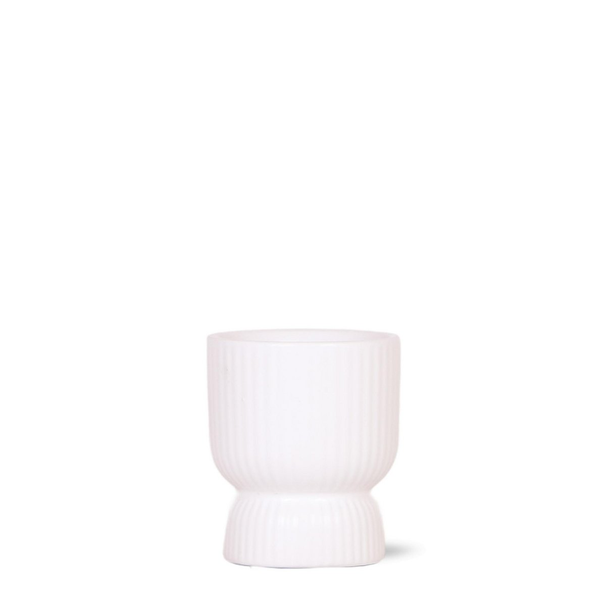 Übertopf „Diabolo“ -Topf weiß - Ø6cm