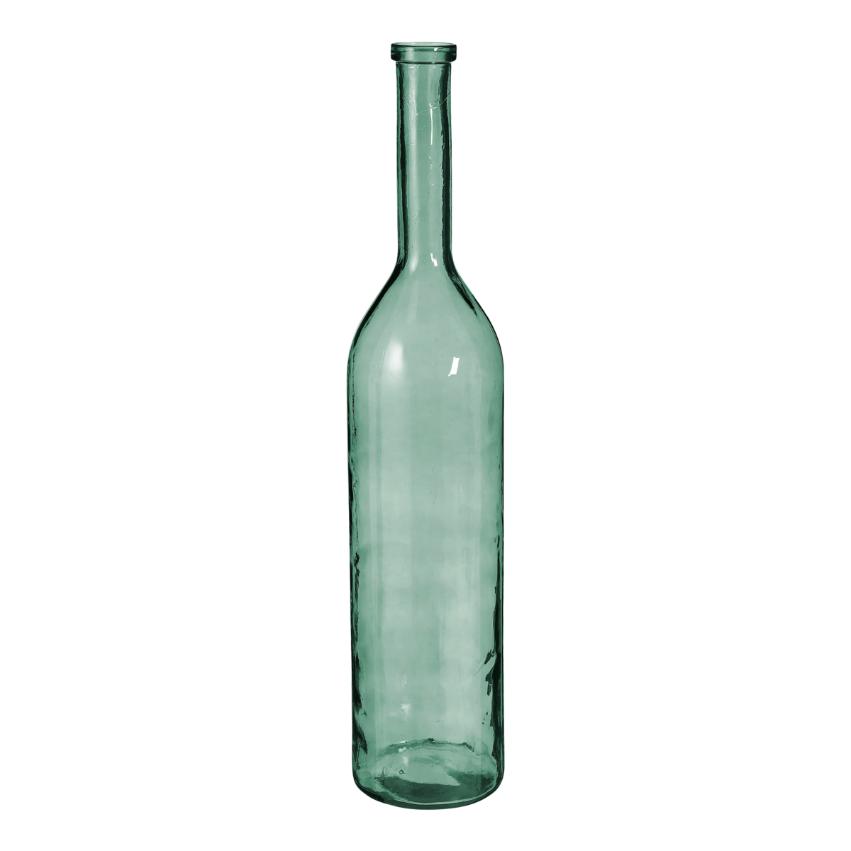 Rioja Flaschenvase - H100 x Ø21 cm - Recyceltes Glas - Grün