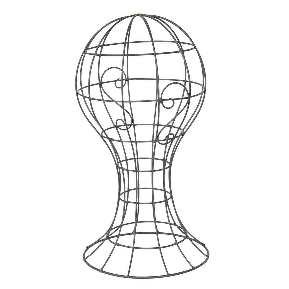 Hutständer Braun, Metall 12x12x51 cm