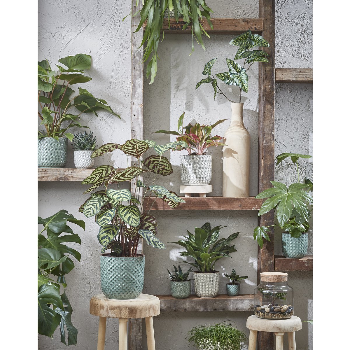 Daan Blumentopf – H21 x Ø22 cm – Weiß