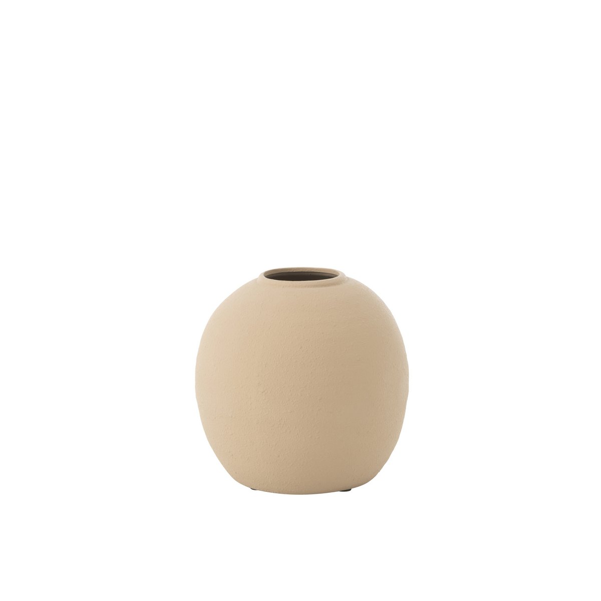 Vase Cassia Rund Ton Natur Klein