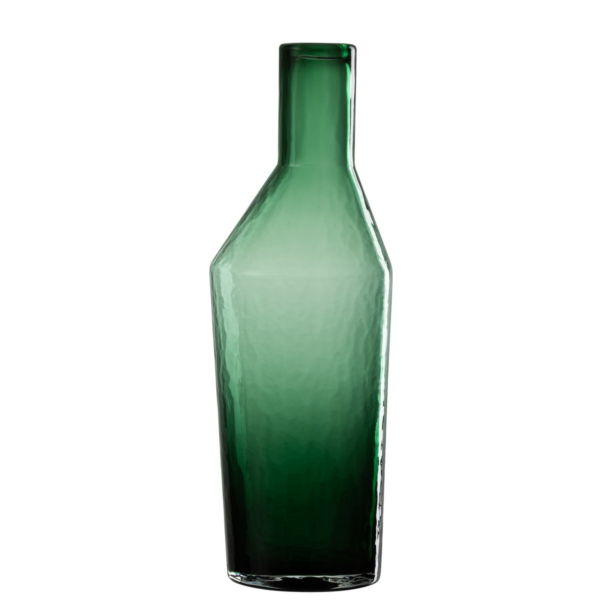 Vase Bottle Decorative - Glas - Grün - Groß