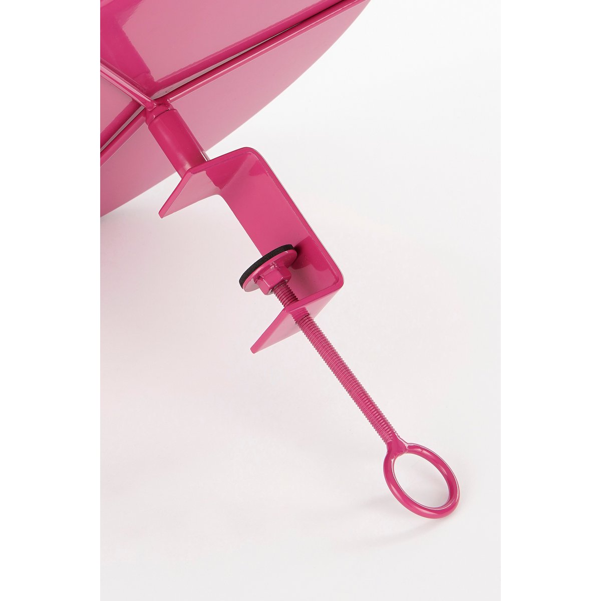 Aston Tablett mit Klemme – H30 x Ø31 cm – Metall – Fuchsia