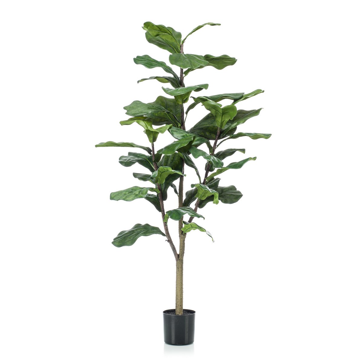 Künstliche Pflanze - Ficus Lyrata - Tabakpflanze - 120 cm
