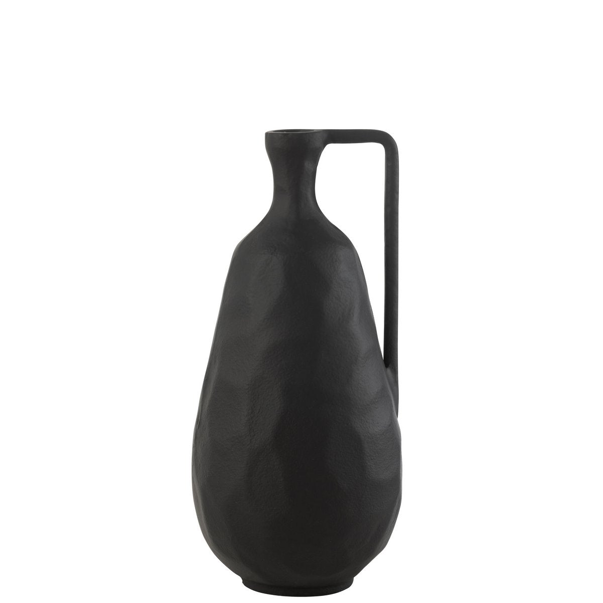 Vase Goa Aluminium Schwarz Groß