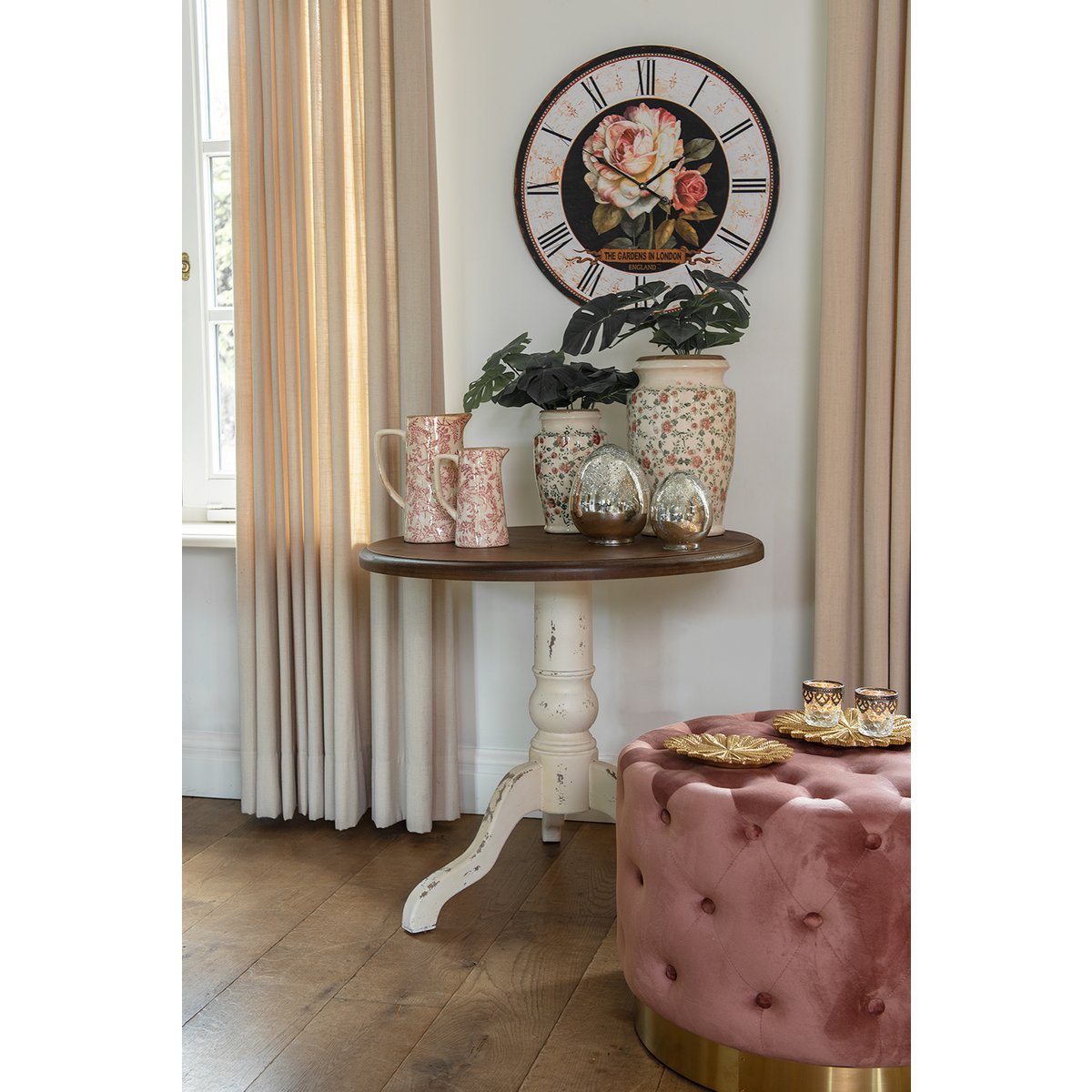 Dekoschale Goldfarben, Kunststoff Ø 25x1 cm