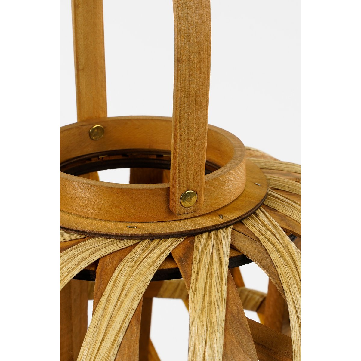 Helios Laterne – H49 x Ø31 cm – Recyceltes Polyester – Braun