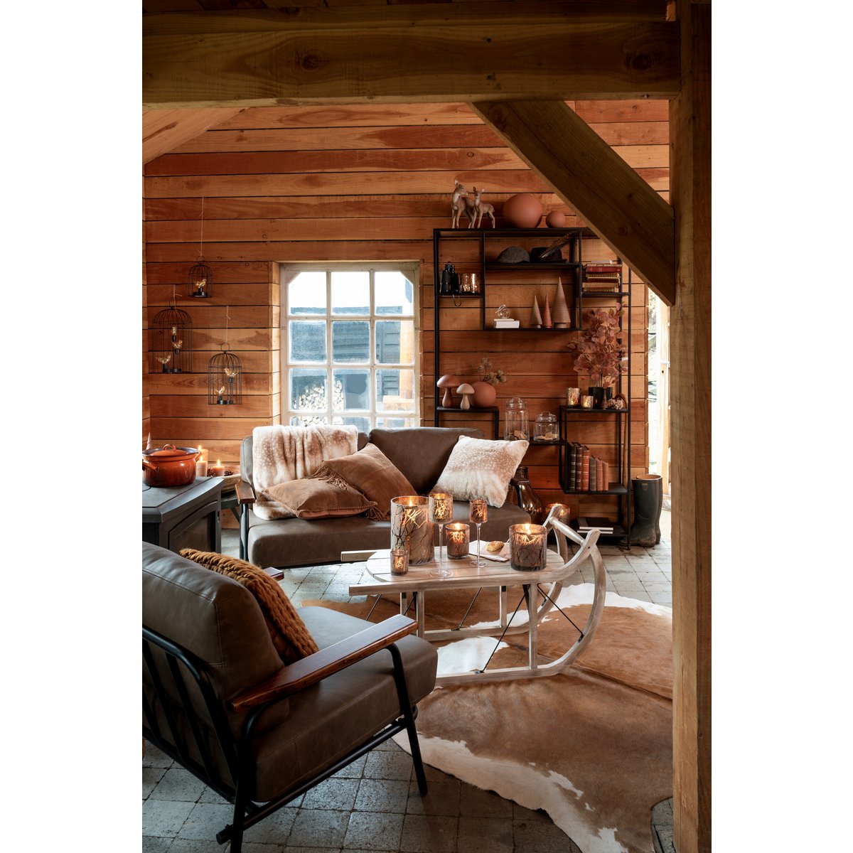 Vase Sphere - Keramik - Rost - groß - 23,50 cm hoch