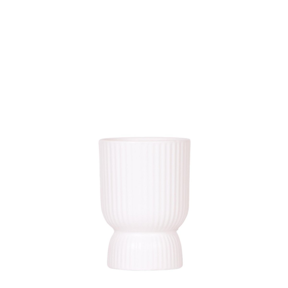 Übertopf „Diabolo“ -Topf weiß - Ø9cm