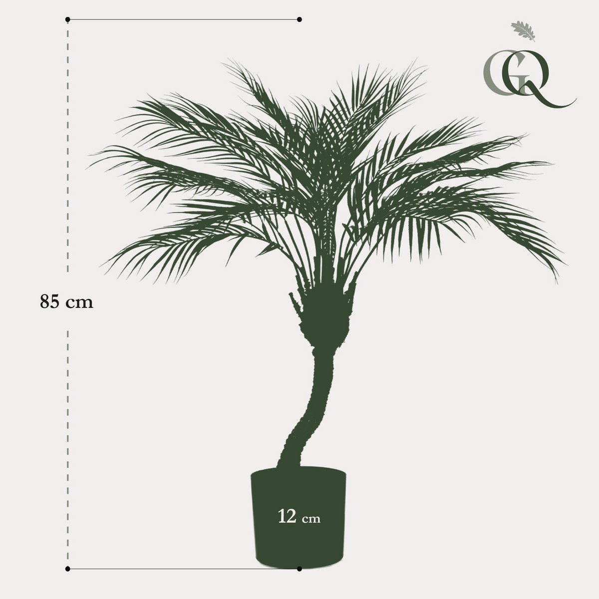 Kunstpflanze - Chamaedorea - Bergpalm - 85 cm