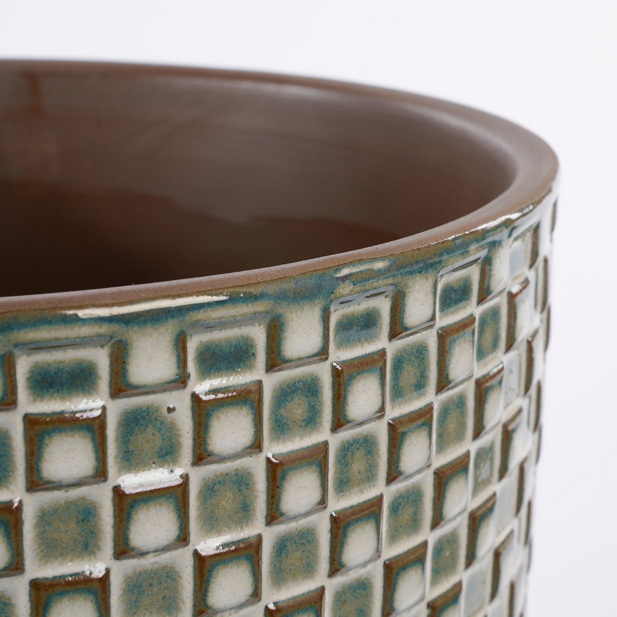 Daan Blumentopf – H21 x Ø22 cm – Weiß