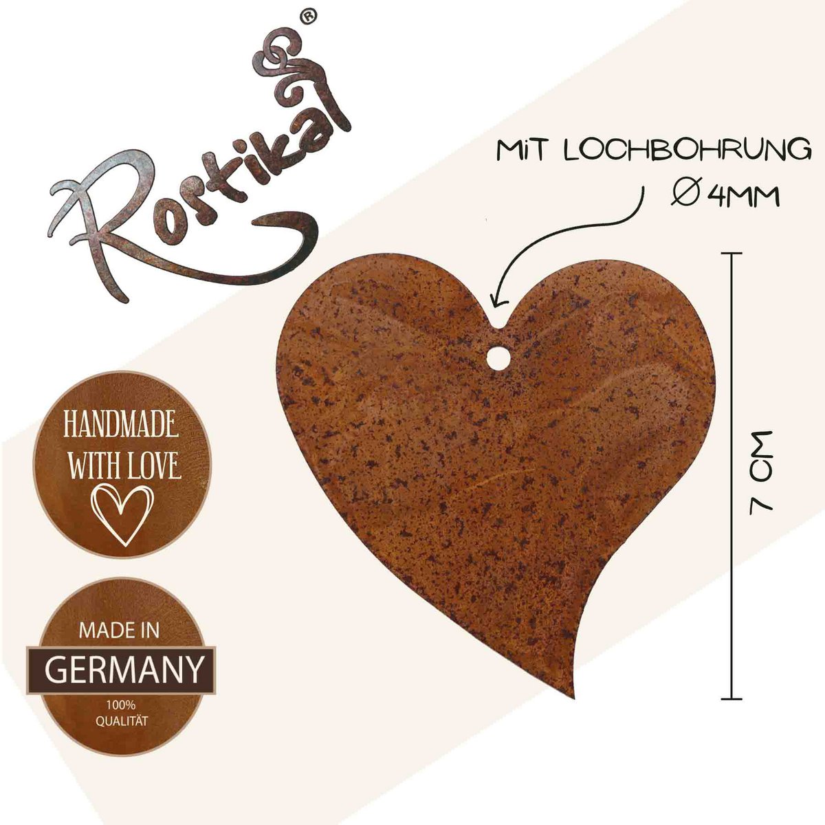 Edelrost Deko Herz | Geschenk Idee | Rost Hängedeko