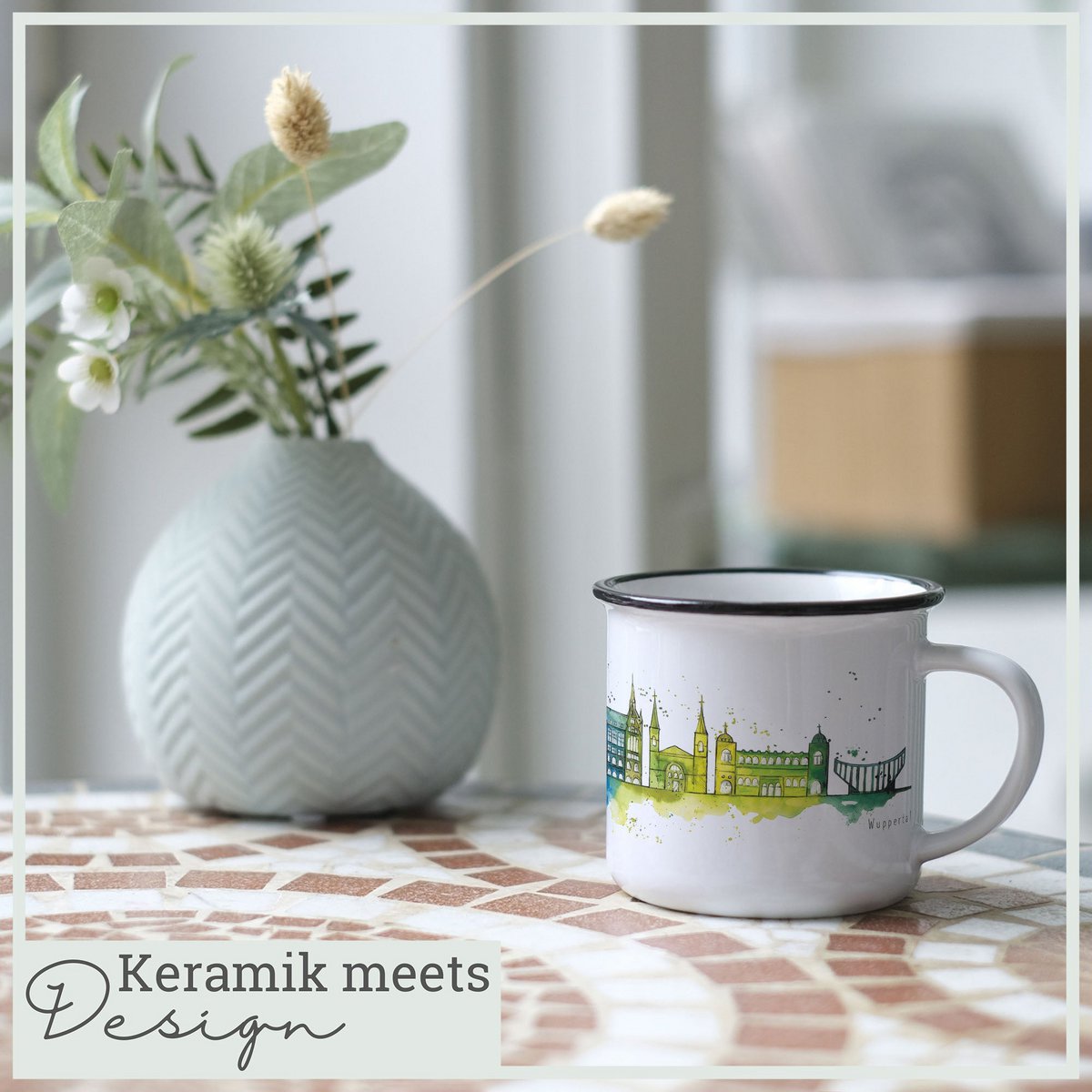 Keramiktasse – Wuppertal Lang