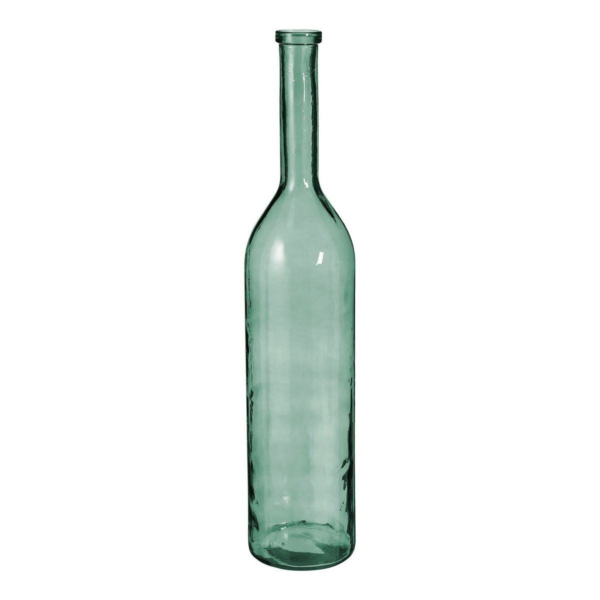 Rioja Flaschenvase - H100 x Ø21 cm - Recyceltes Glas - Grün