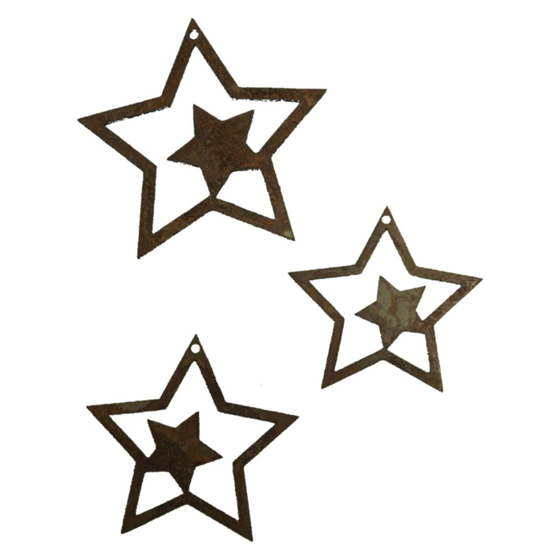 Deko Weihnachtsmann, Nikolaus zum Hängen | 4er Weihnachtsdeko Set