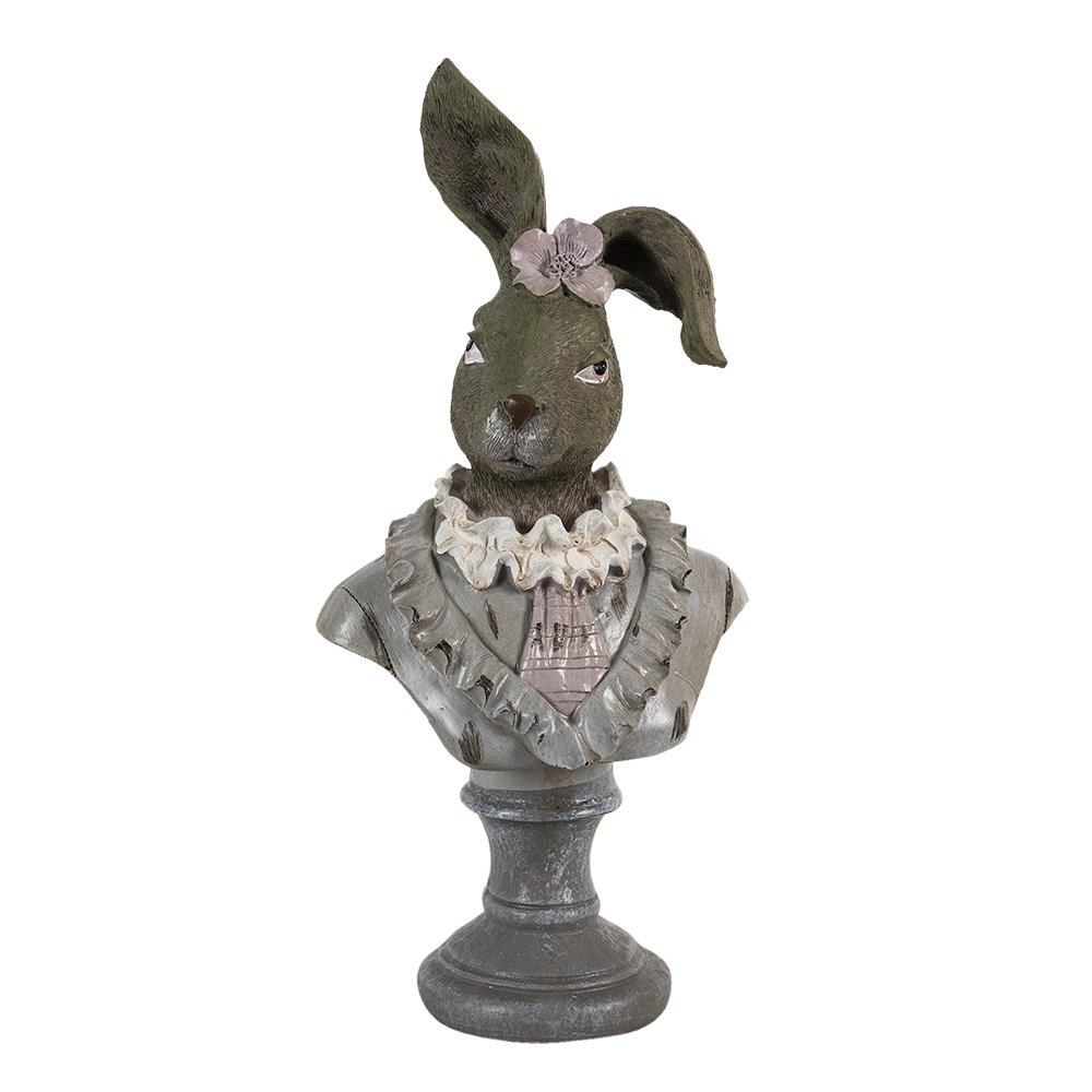 Dekoration Kaninchen Beige, Braun, Grau 12x12x32 cm