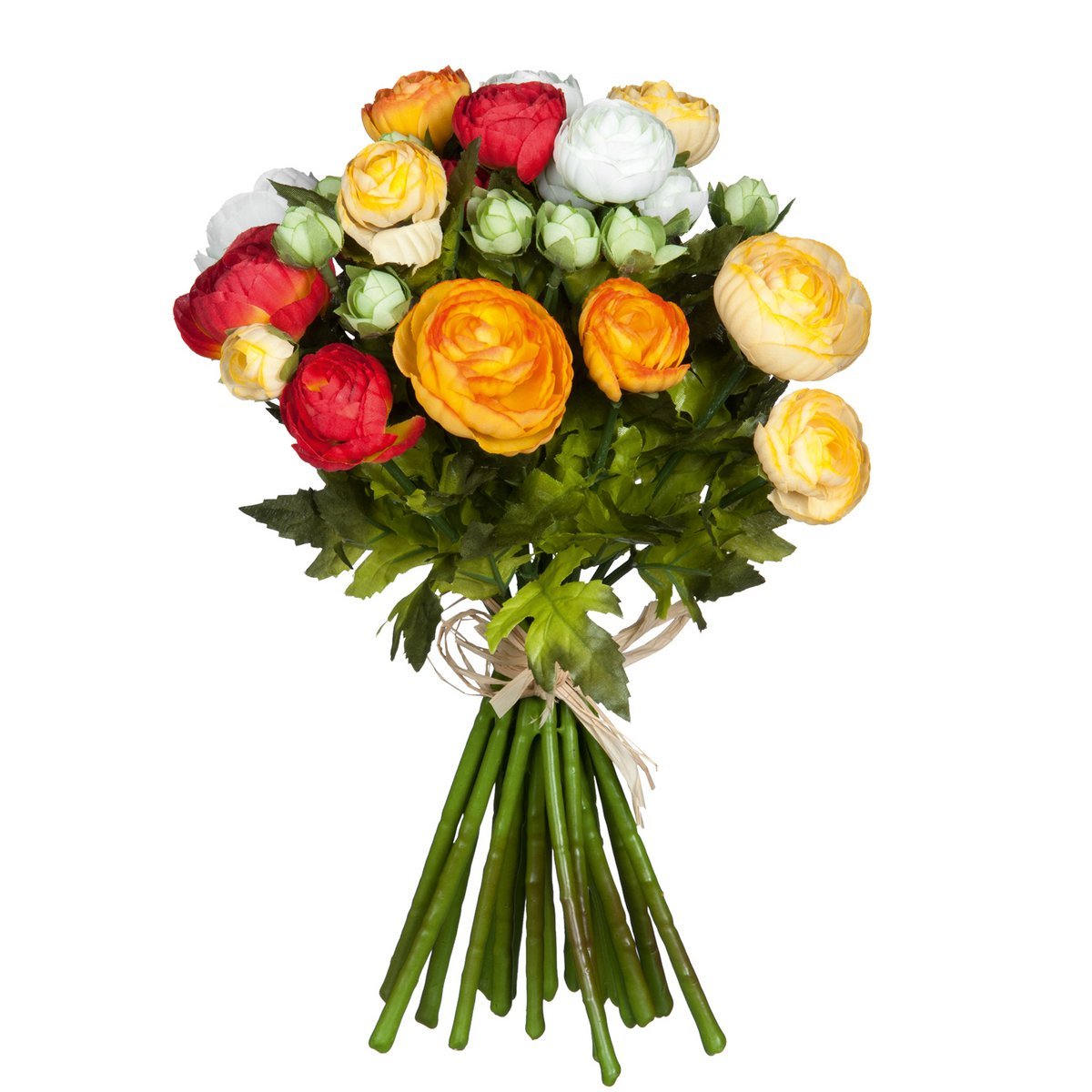 künstlicher strauß Strauß künstlicher Ranunkelblumen – H35 x Ø26 cm – Orange – Tannendiele  BlumenGut Düsseldorf