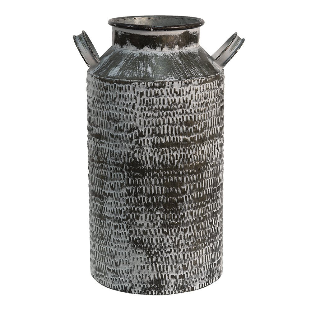 Dekoration Milchkanne Grau 19x17x33 cm