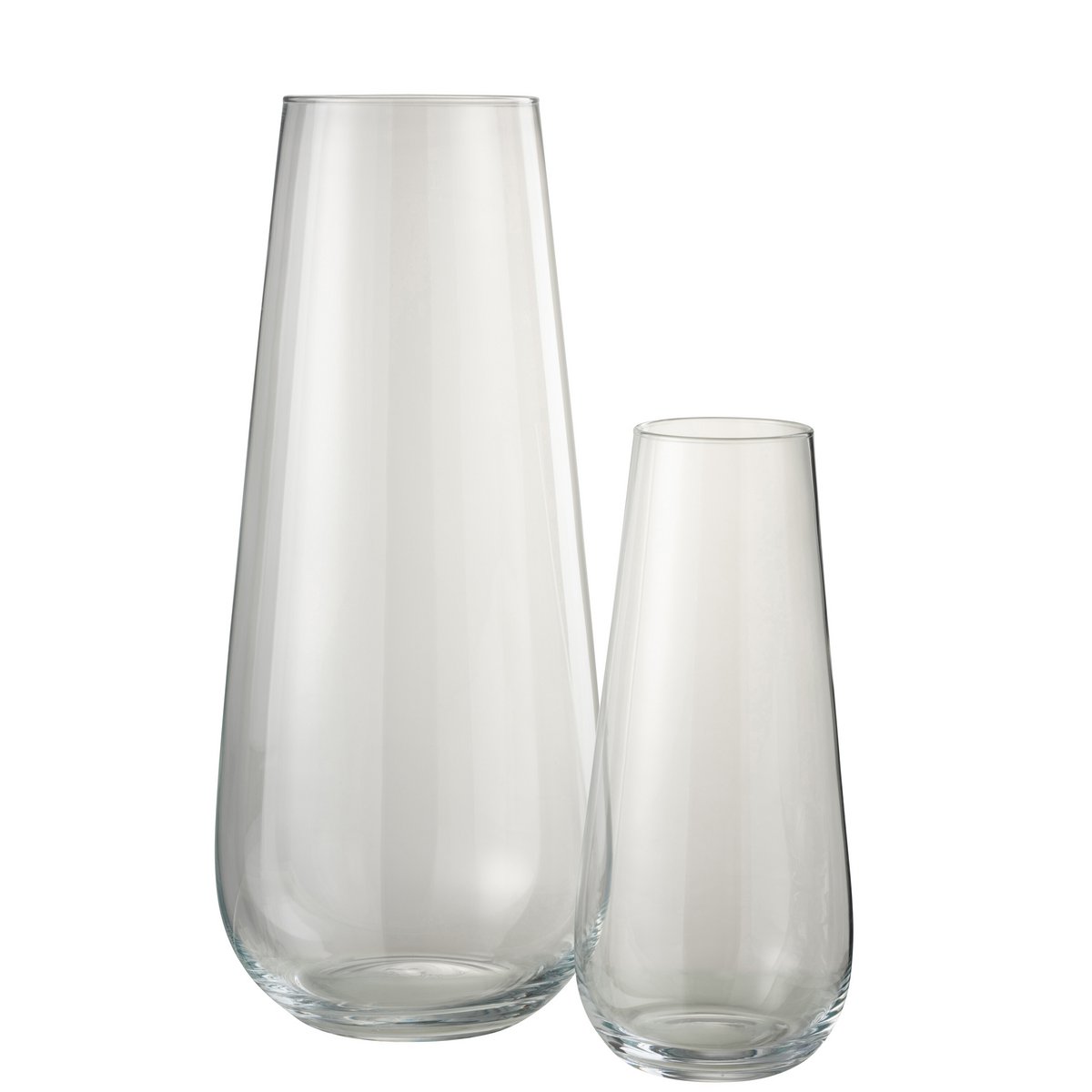 Vase Lyna Glas Transparent Groß