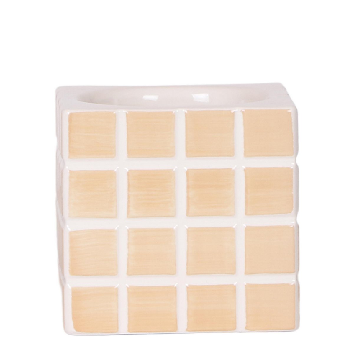 Übertopf „Mosa“ - Orange - Ø9cm