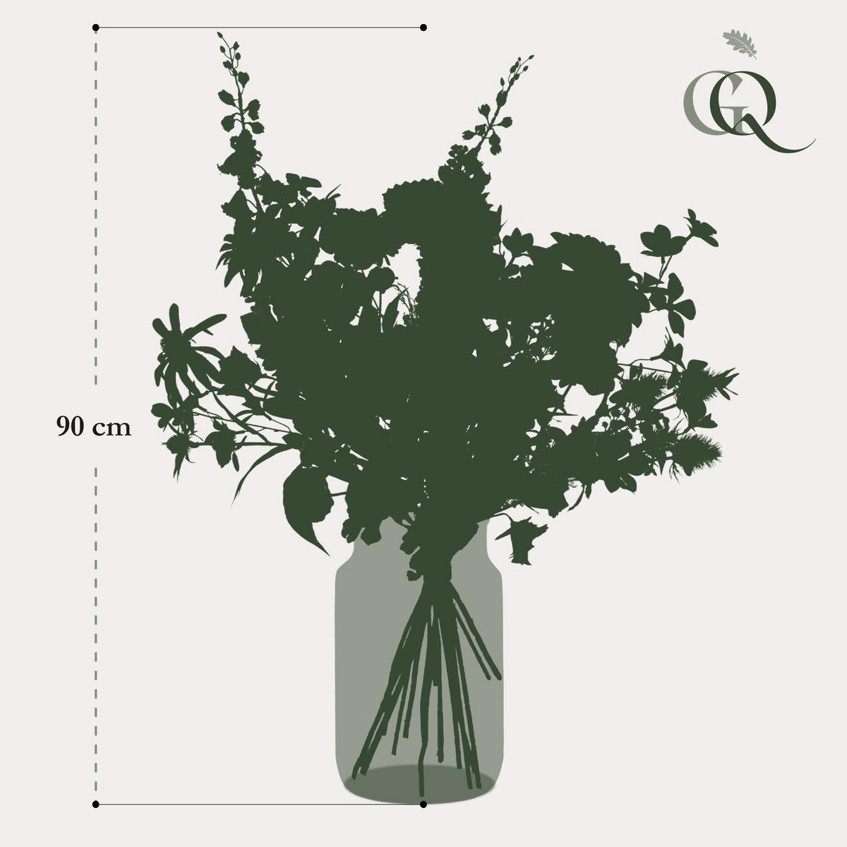 Künstliche Blumen - Bouquet XL - Electric Love - 90cm