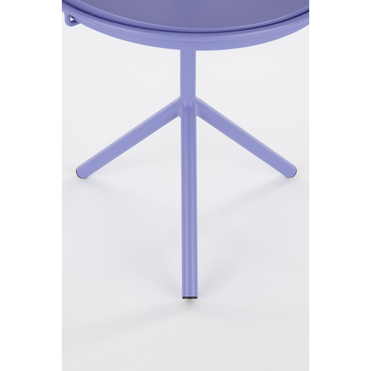 Aston Beistelltisch mit abnehmbarem Tablett – H42 x Ø31 cm – Metall – Lila