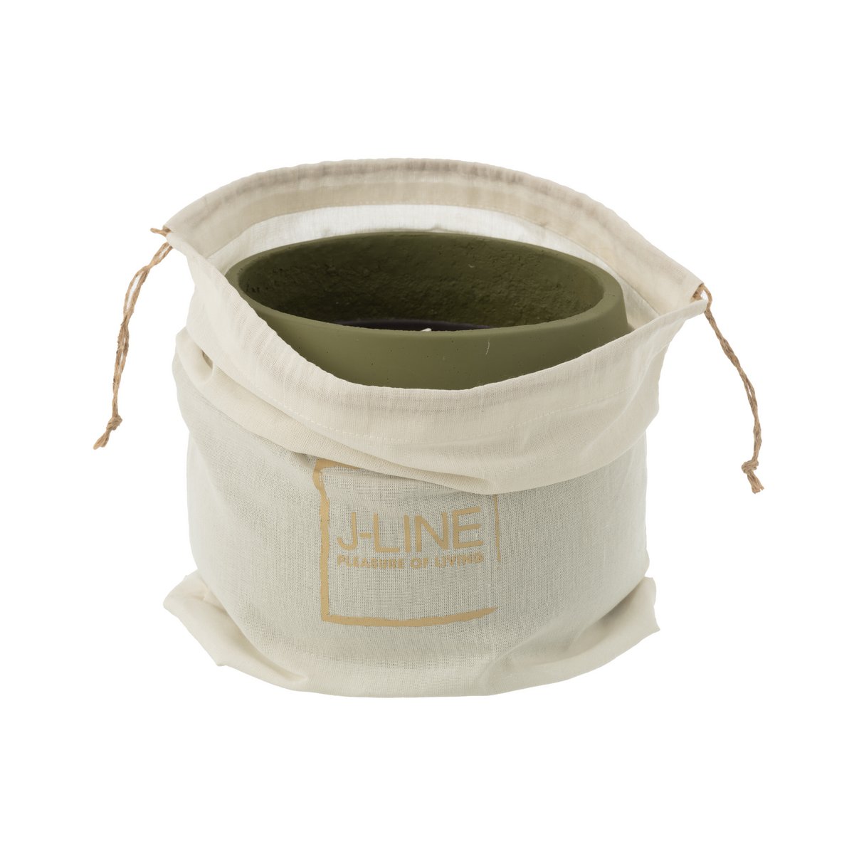 Outdoor Kerze Cyra Cement Green groß