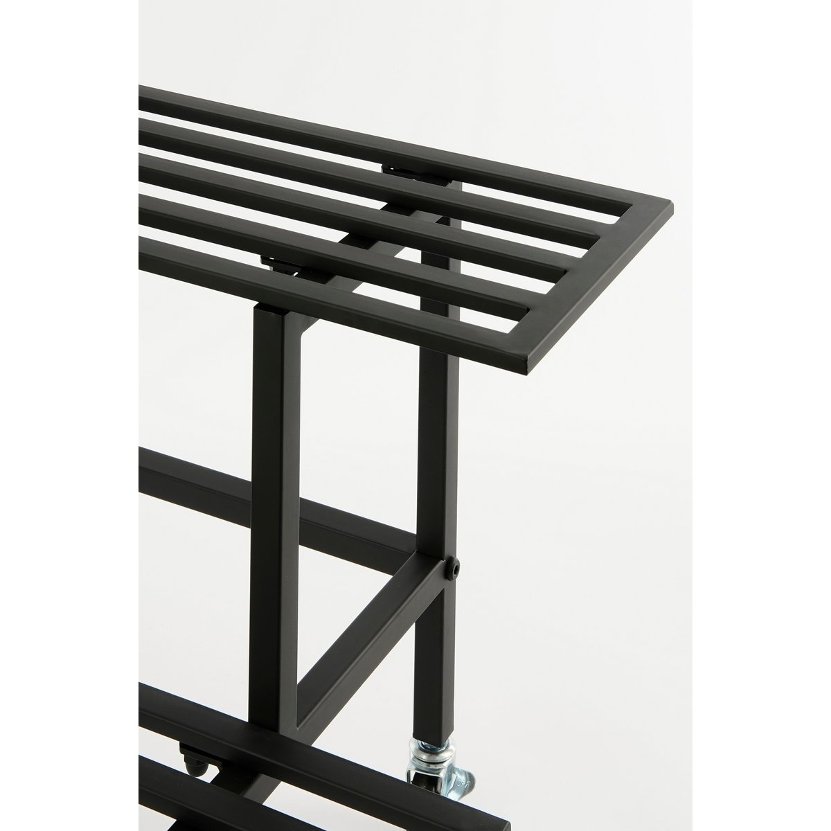 Greenrax Pflanzentisch – L90 x B44 x H42 cm – Metall – Schwarz