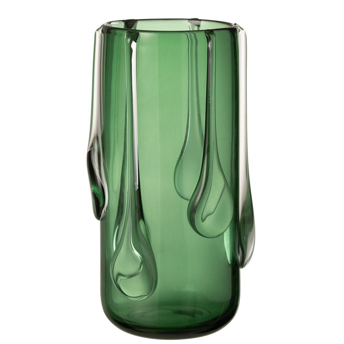 Vase Drippy Glas Grün Groß – Tannendiele BlumenGut Düsseldorf