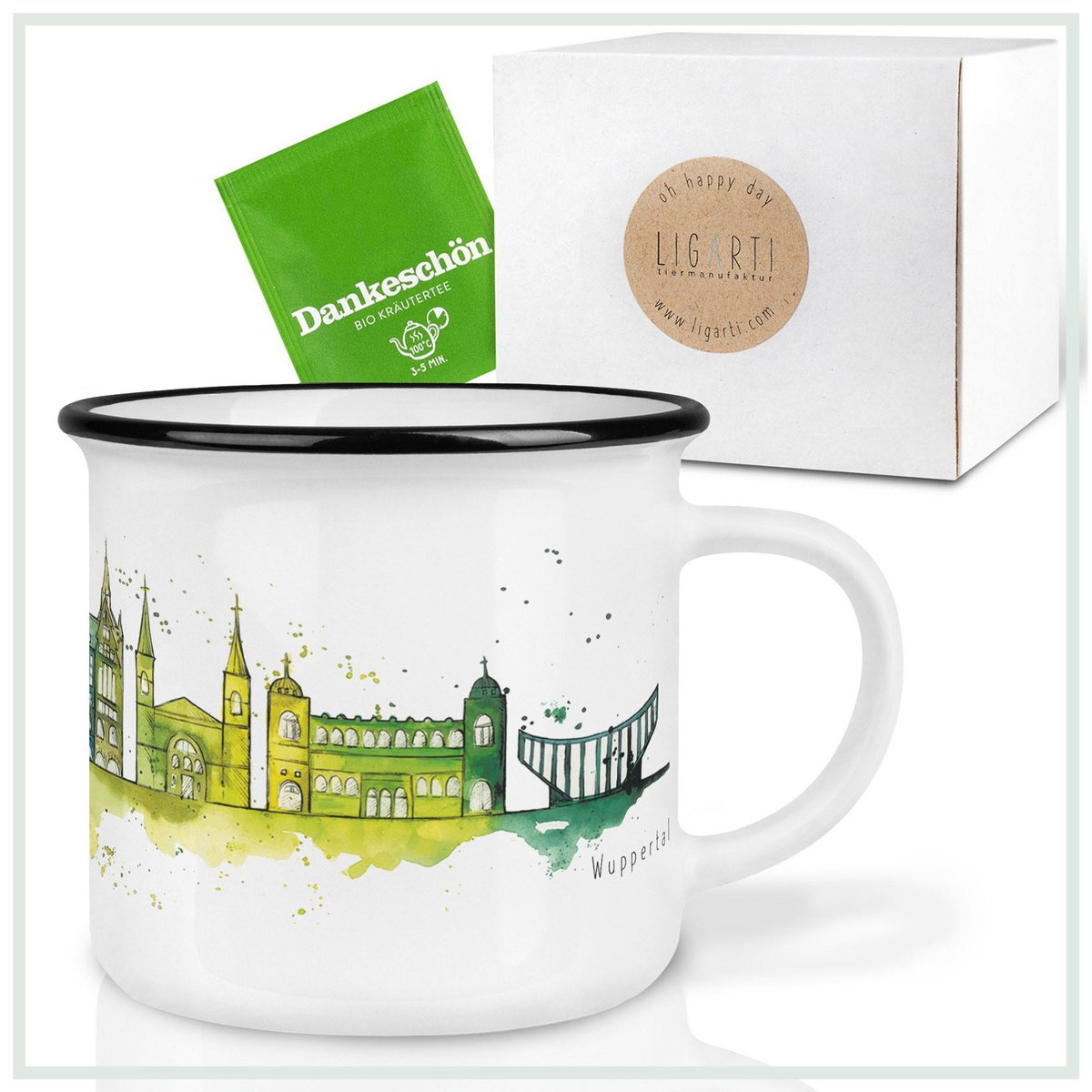 Keramiktasse – Wuppertal Lang