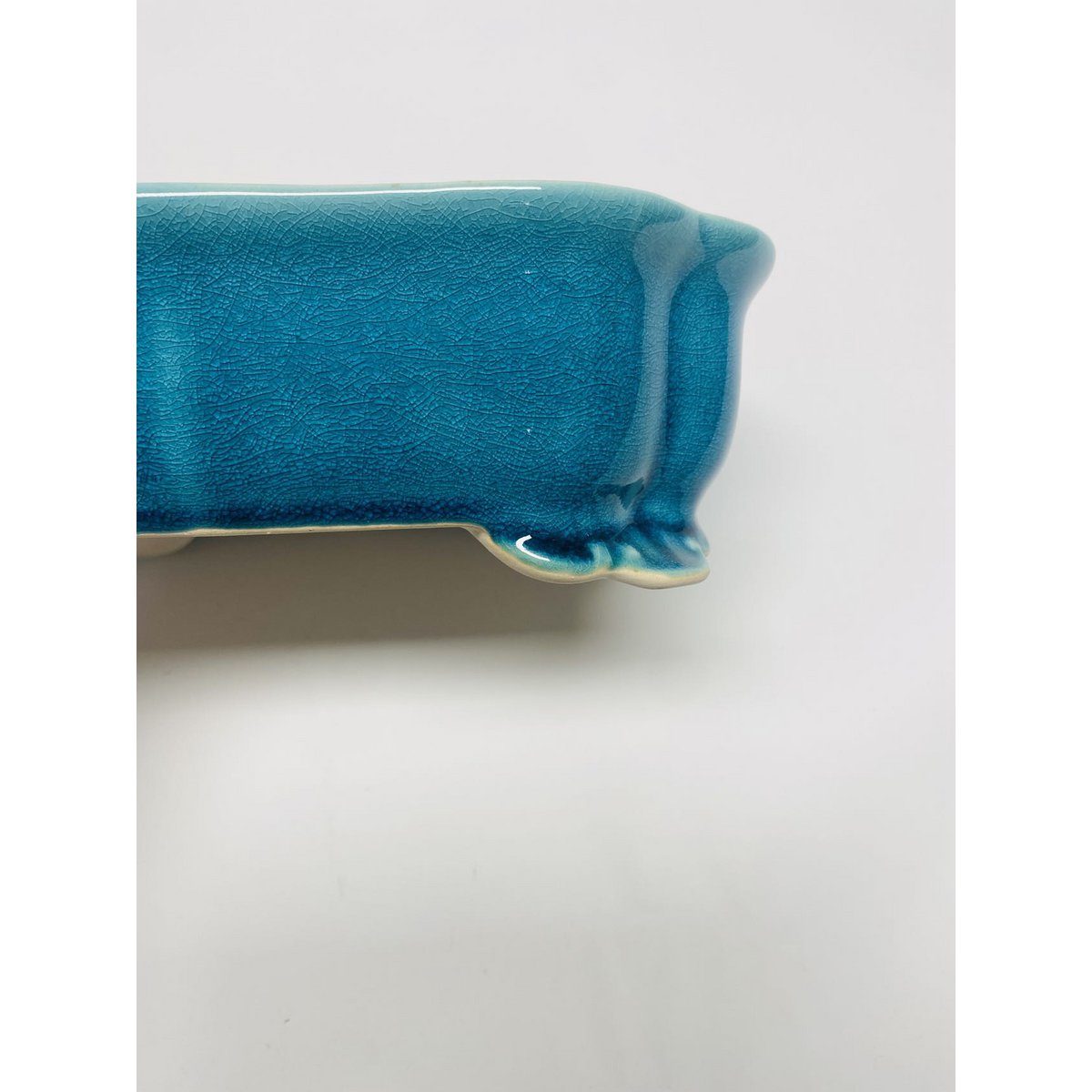 24 cm hochwertige, glasierte Bonsaischale