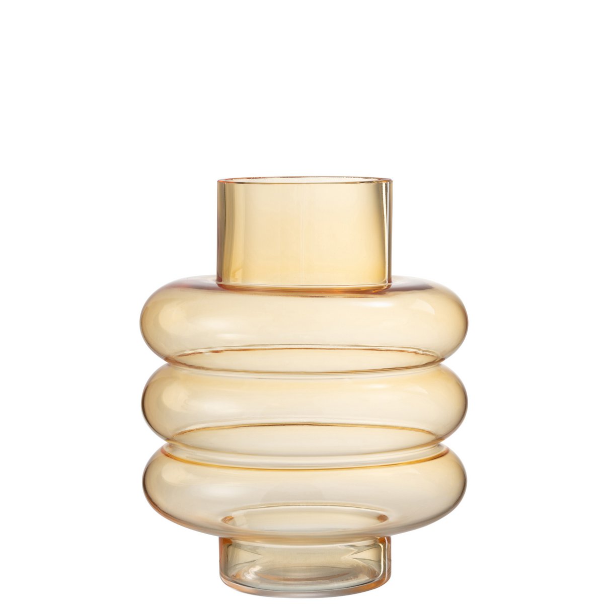 Vase Lima – Glas – Vanille – groß – 22,5 cm