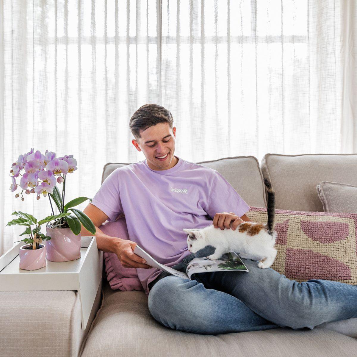 Pflanzenset Valentine 'Candy' | Pink Phalaenopsis Orchid Portugal und Sukkulente inkl