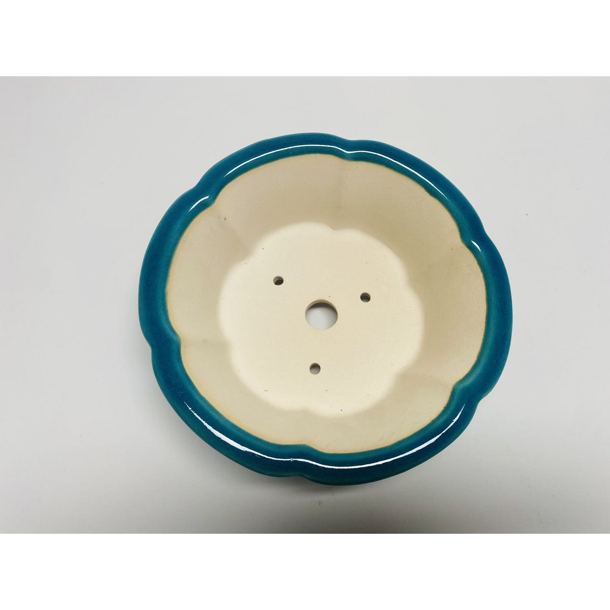 20 cm hochwertige glasierte Bonsaischale mit Blumenmuster. 20 cm hochwertige glasierte Bonsaischale mit Blumenmuster. Größe: L x 20 cm x 20 cm x 10 cm