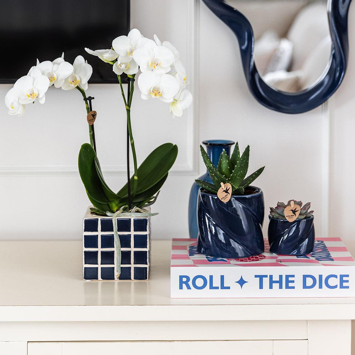 Übertopf „Candy“ - Blau - Ø9cm