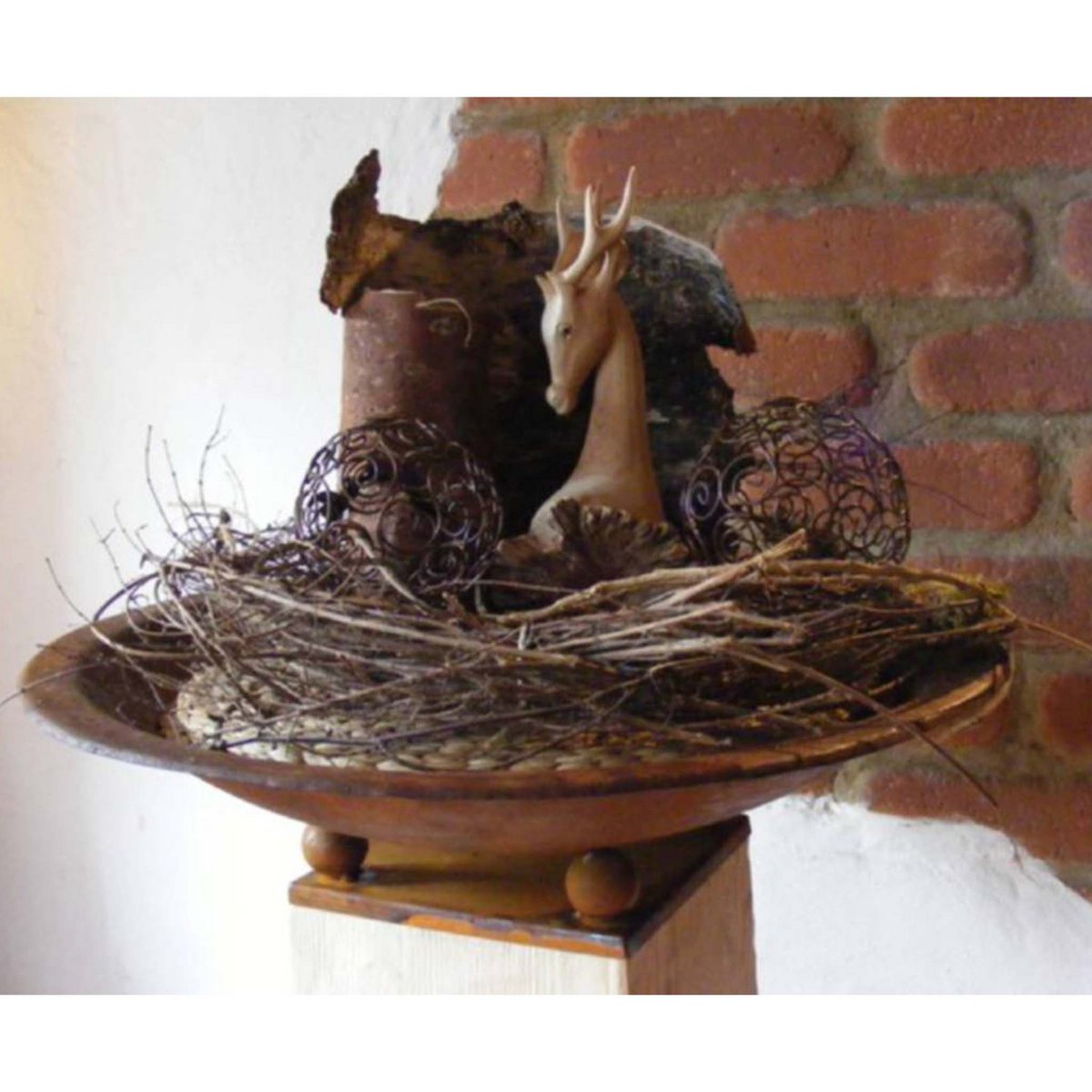 Edelrost Deko Schale rund zum bepflanzen | Blumenschale in verschiedenen Varainaten