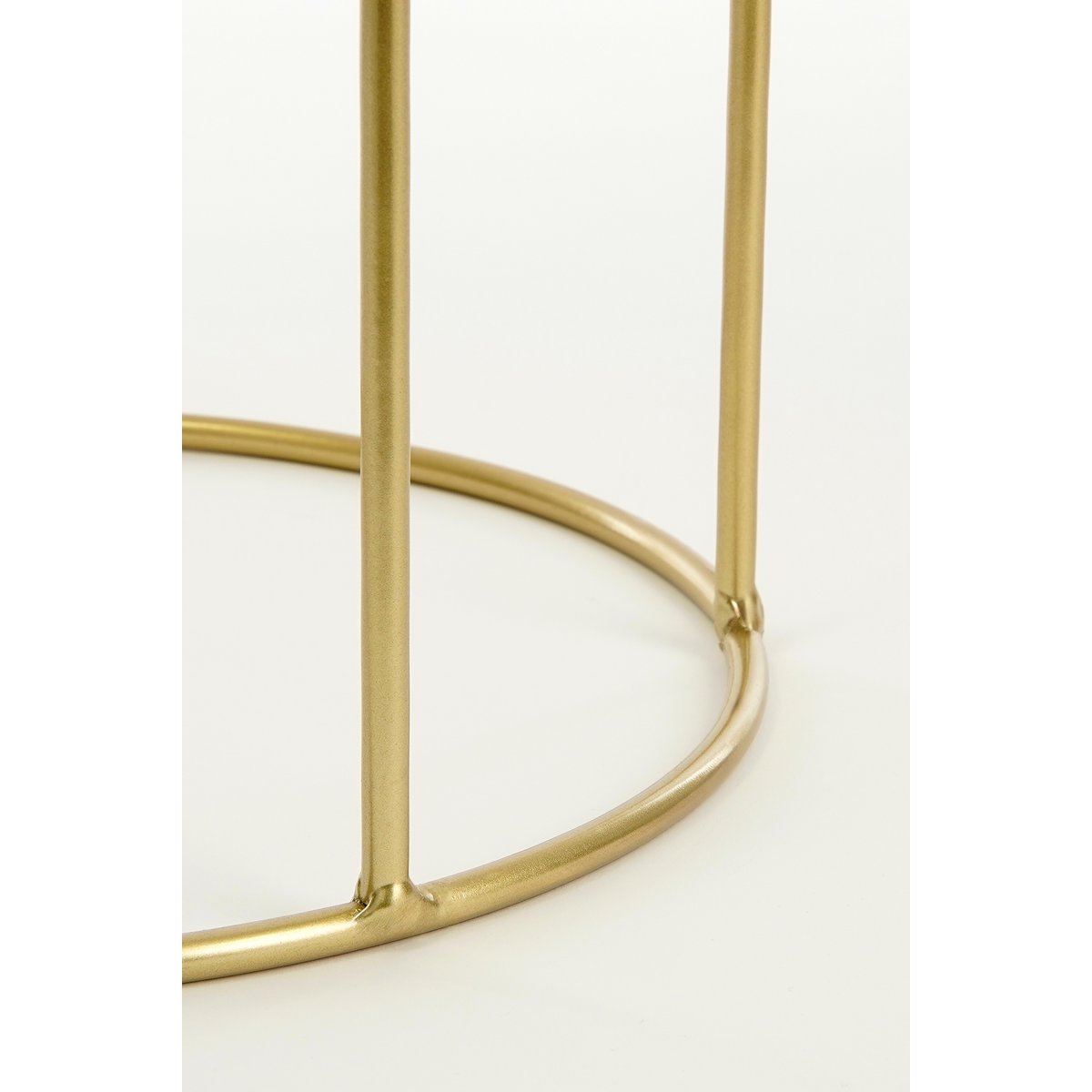 Favani Blumentopf auf Ständer – 3er-Set – H80 x Ø28 cm – Metall – Gold