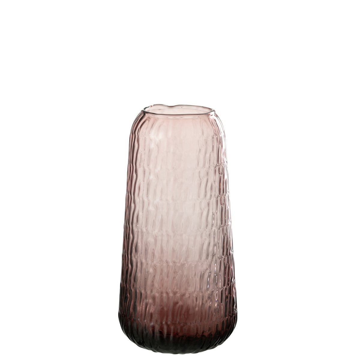Vase Lolita Glas Rosa Groß