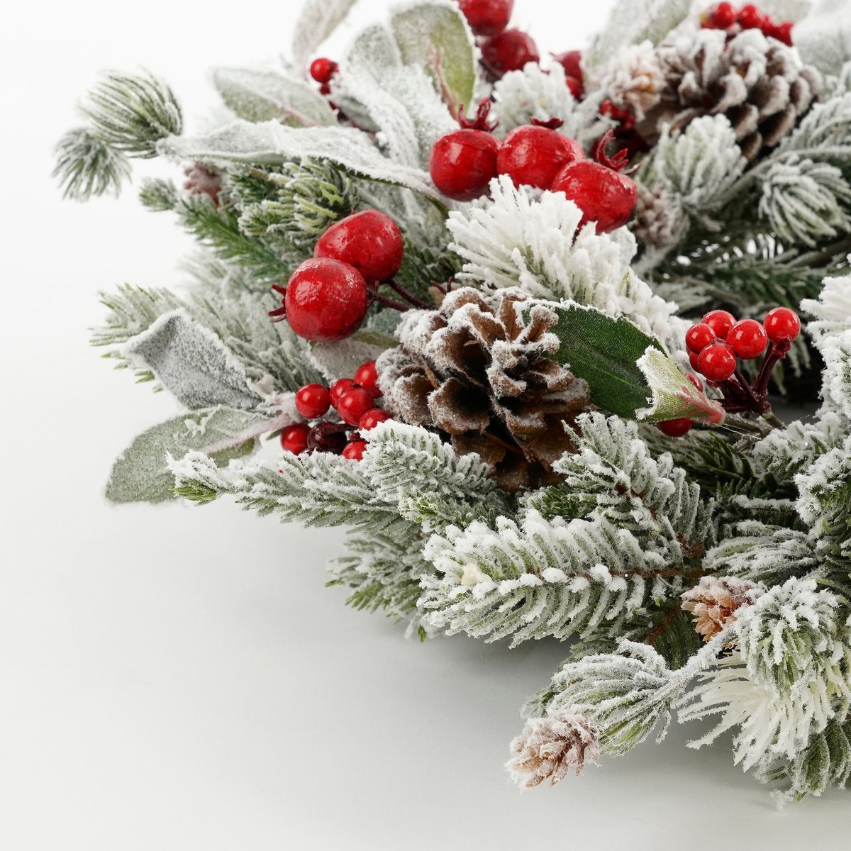 Glockenturm-Weihnachtskranz – Ø40 cm – Grün