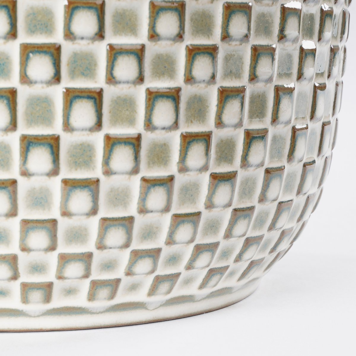 Daan Blumentopf – H21 x Ø22 cm – Weiß