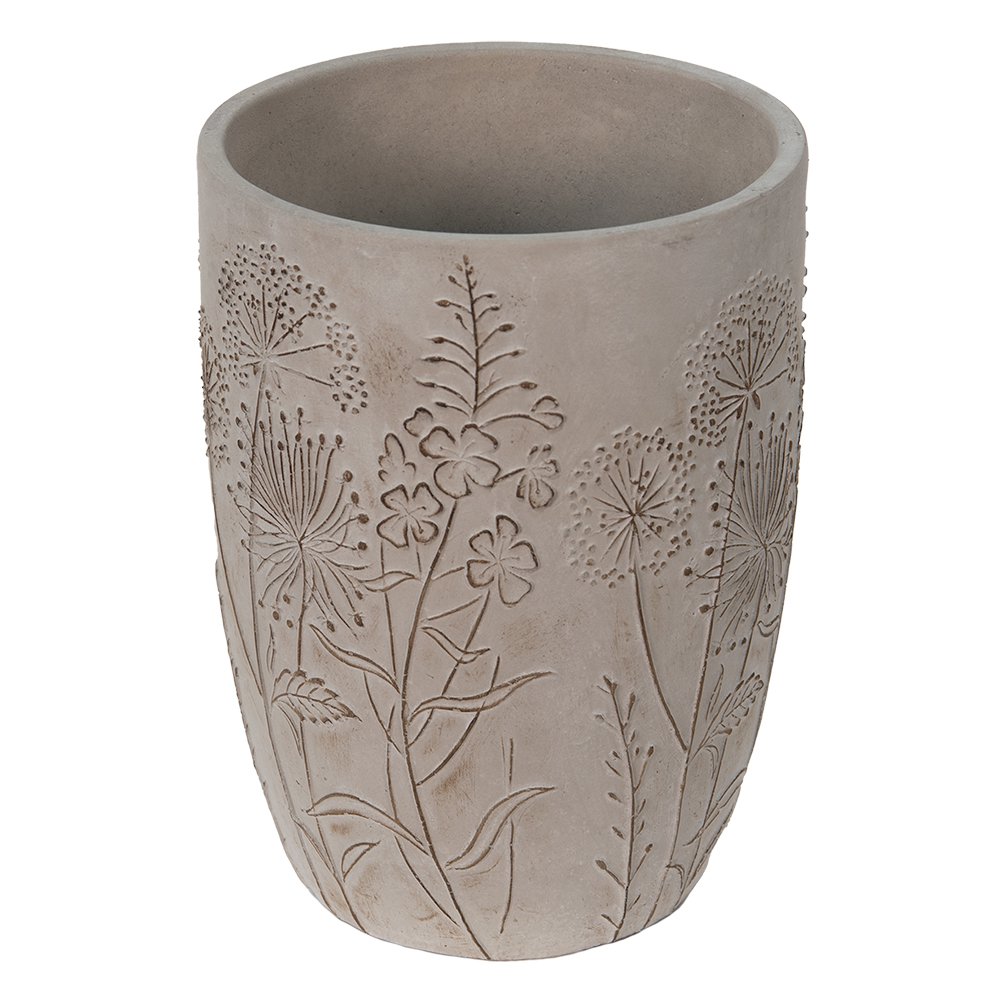 Blumentopf Indoor Grau, Beige ? 18x25cm