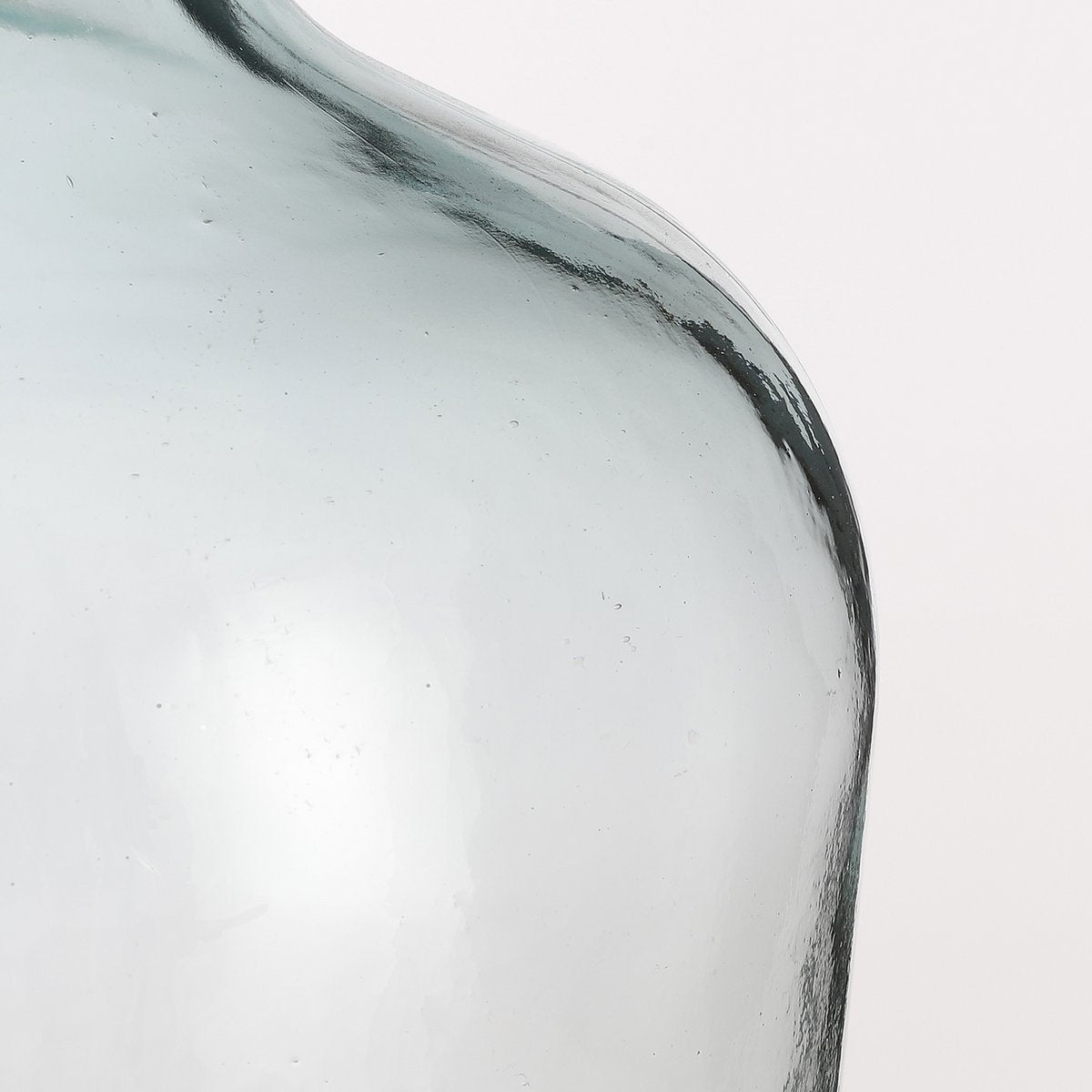 Diego Flaschenvase - H42 x Ø27 cm - Recyceltes Glas - Transparent