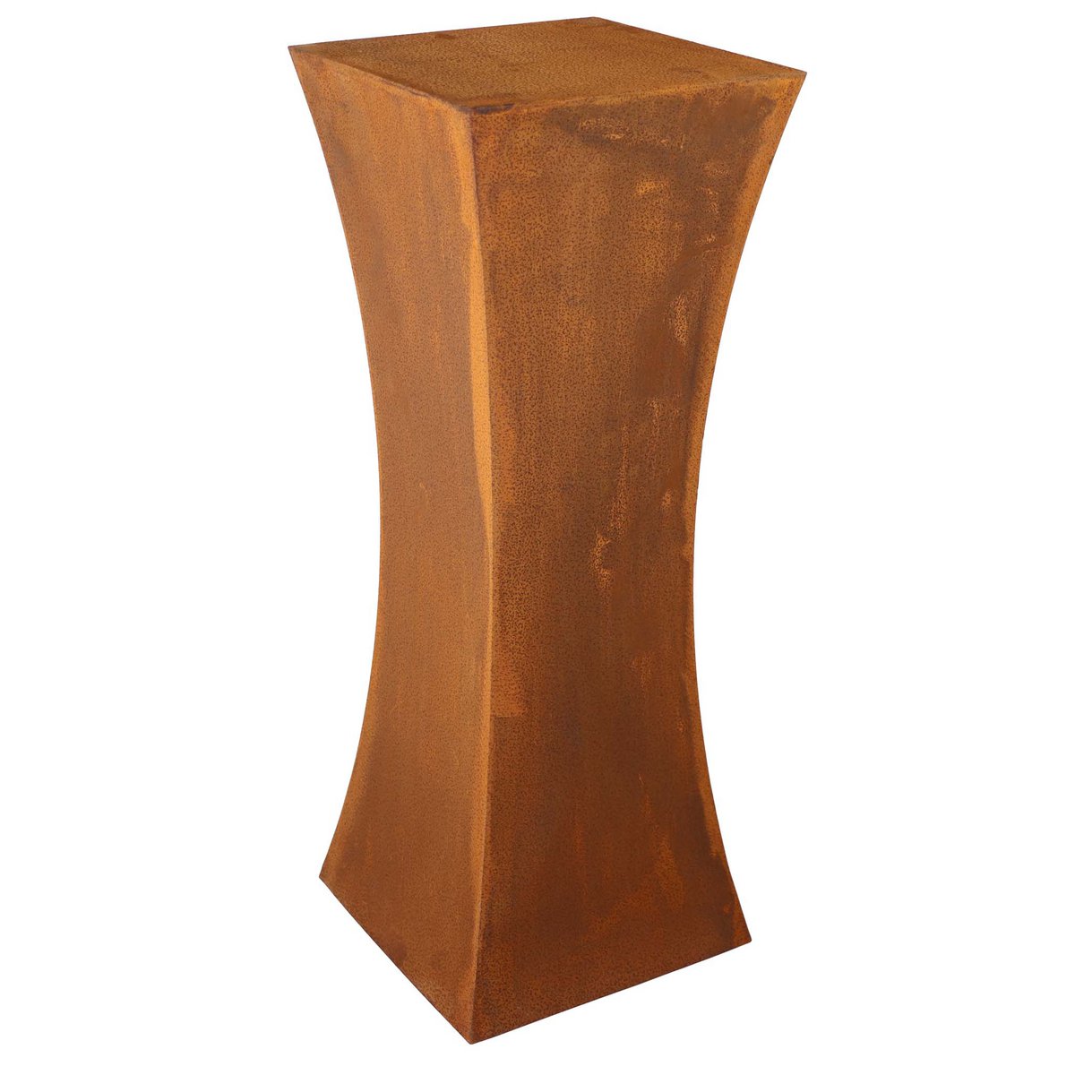 Edelrost Dekosäule "Lola" | Metalldeko Vintage Säule für Garten und Wohnung | 80 cm