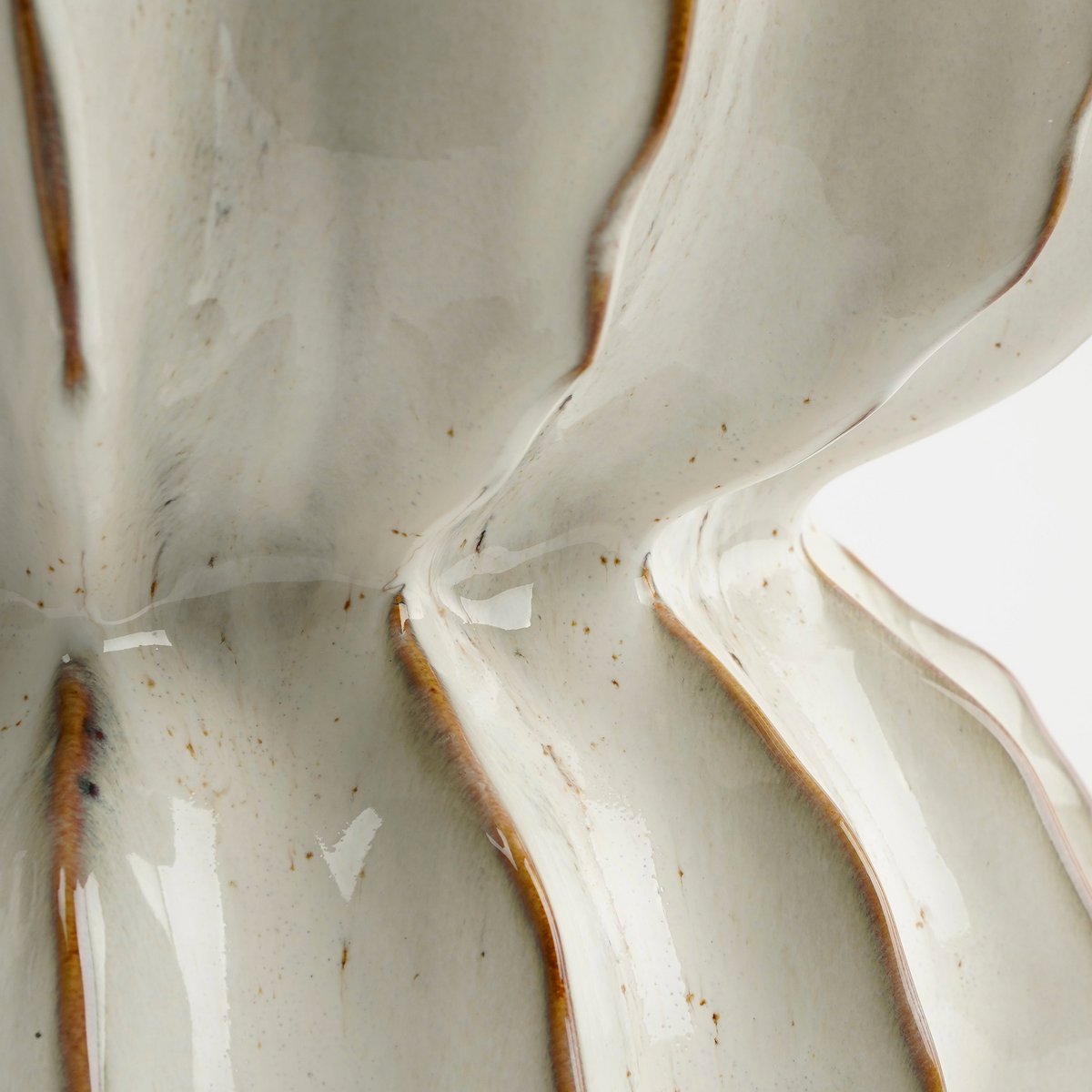 Altea Vase – H35 x Ø33 cm – Keramik – gebrochenes Weiß