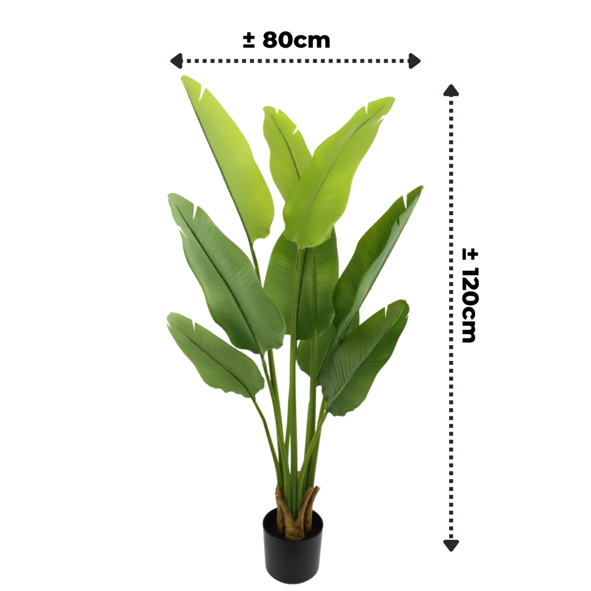 Künstliche Strelitzia-Pflanze 120 cm