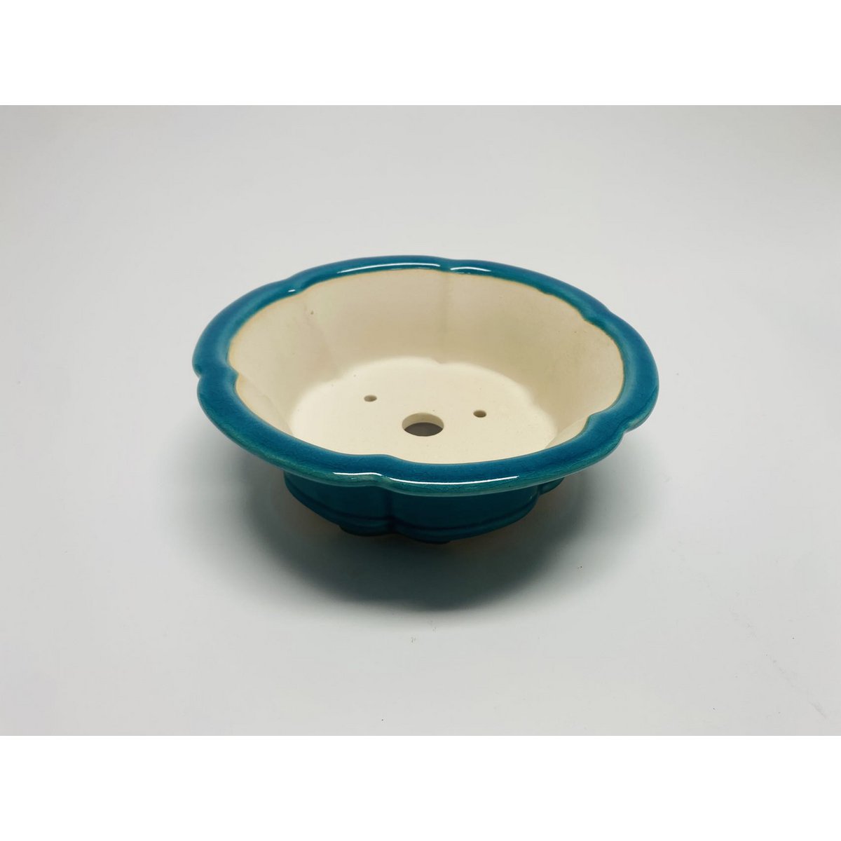 20 cm hochwertige glasierte Bonsaischale mit Blumenmuster. 20 cm hochwertige glasierte Bonsaischale mit Blumenmuster. Größe: L x 20 cm x 20 cm x 10 cm