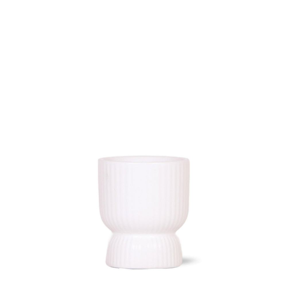 Übertopf „Diabolo“ -Topf weiß - Ø6cm