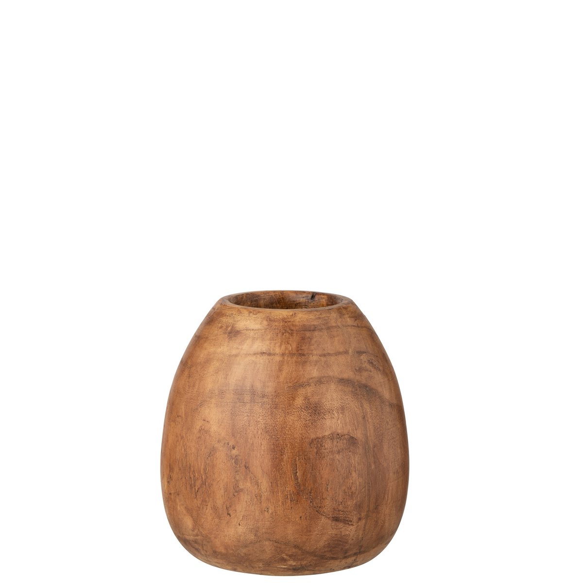 Blumenvase Paulownia - Holz - Braun - klein