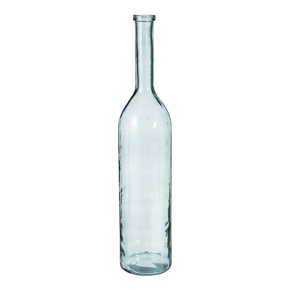 Rioja Flaschenvase - H100 x Ø21 cm - Recyceltes Glas - Transparent