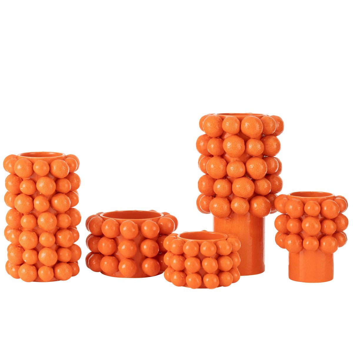 Vase Orangen Keramik Orange Groß